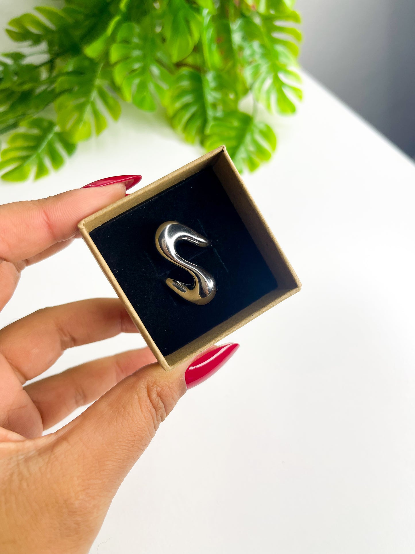 Anel Ajustável Francesca - Aço Inoxidável