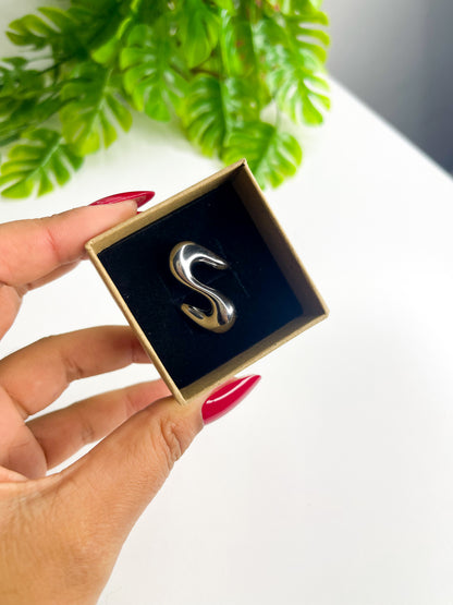 Anel Ajustável Francesca - Aço Inoxidável