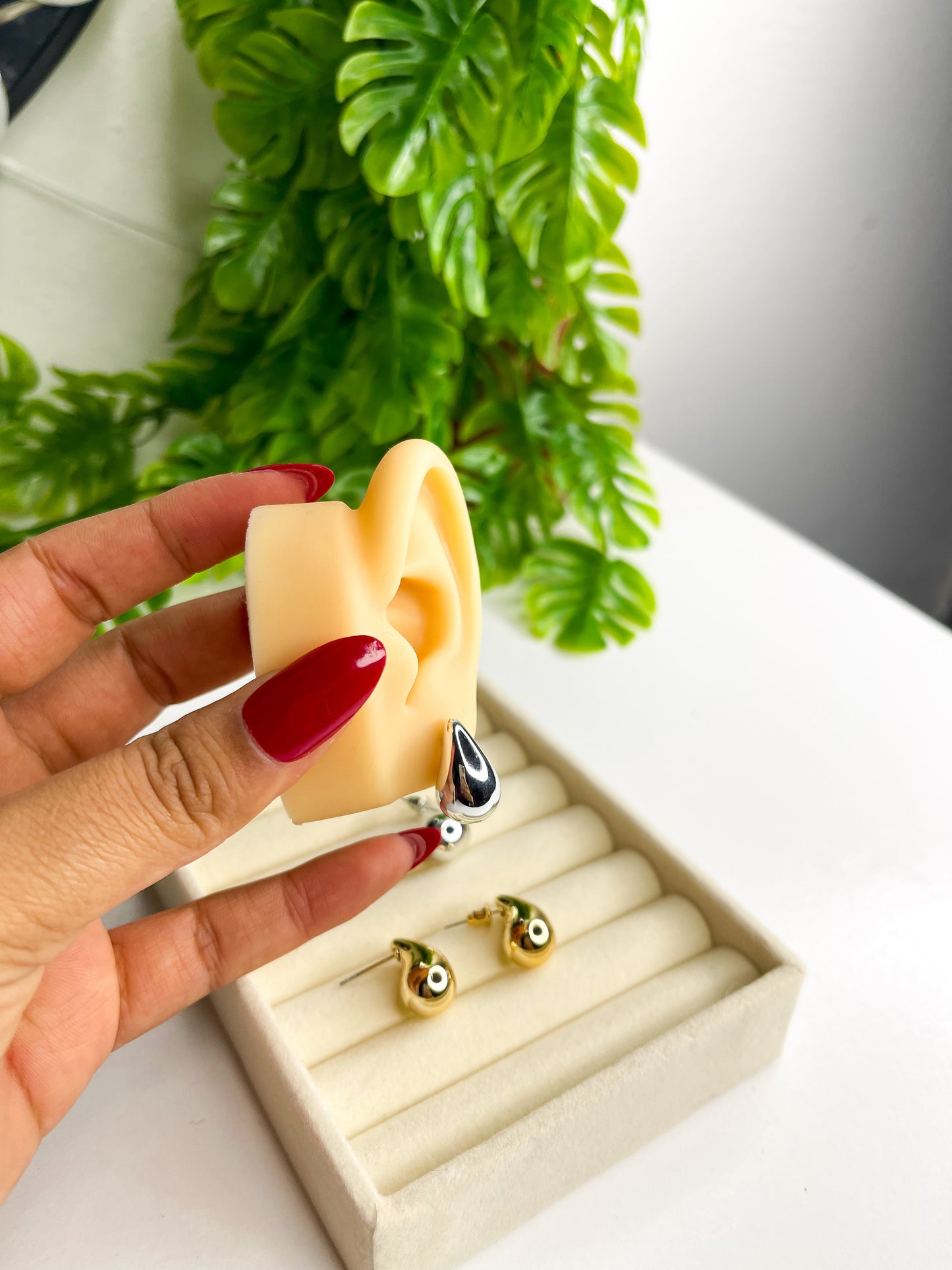 Brinco gota 2,7cm - Aço Inoxidável