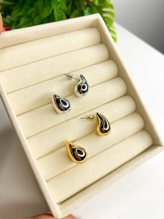 Brinco gota 2,7cm - Aço Inoxidável