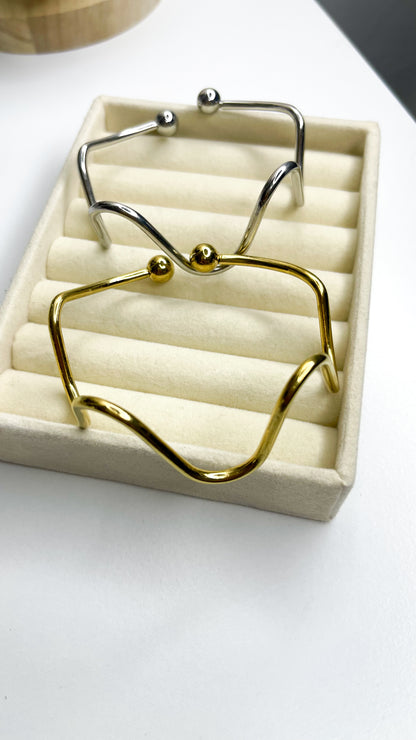 Bracelete Wave - Aço Inoxidável
