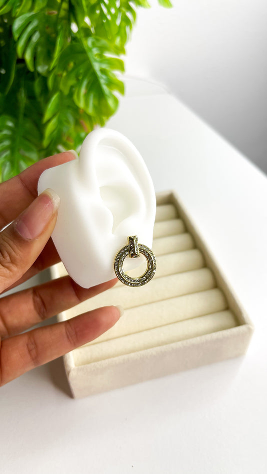 Brinco Aura Circle - Aço Inoxidável