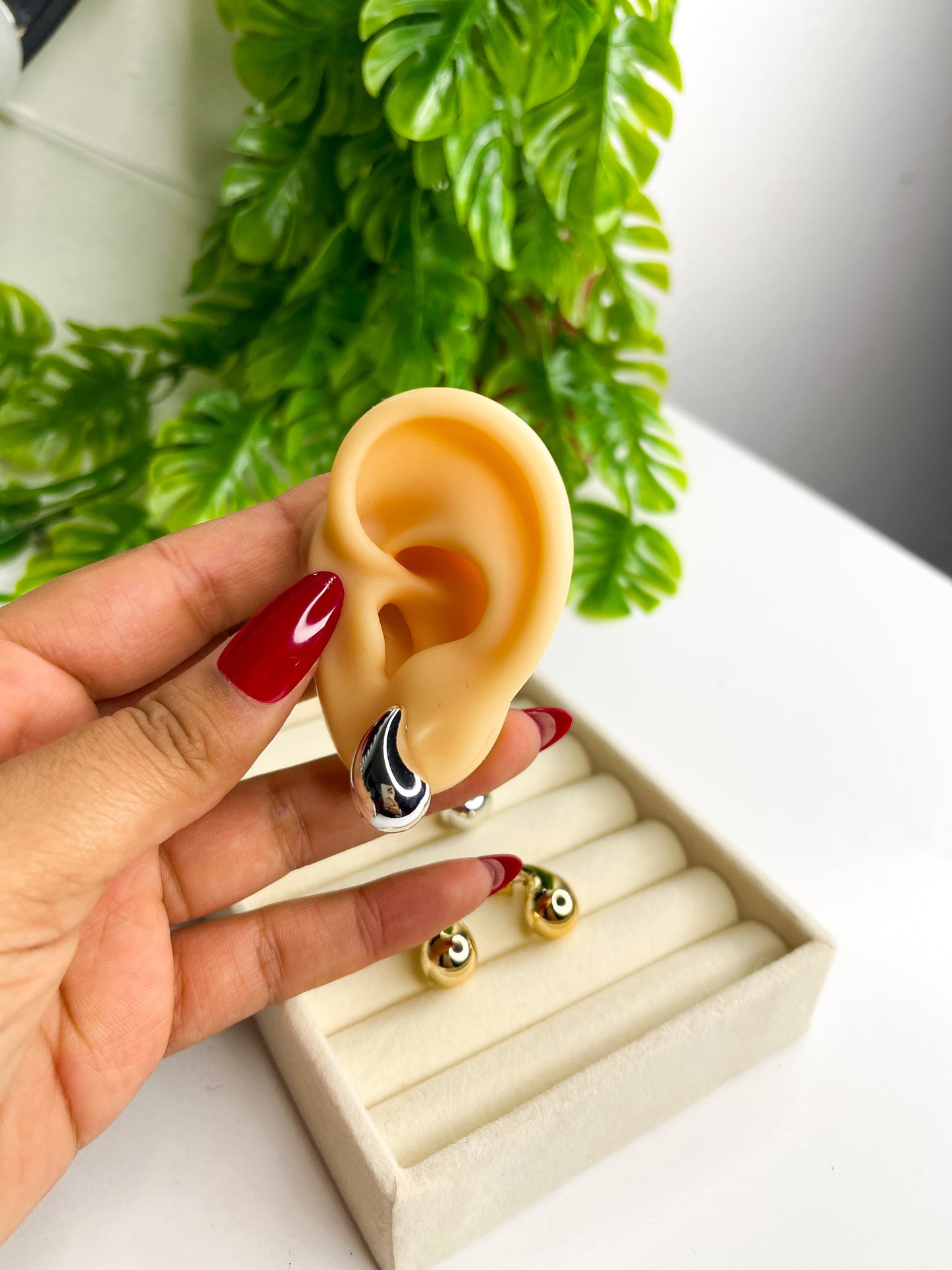 Brinco gota 2,7cm - Aço Inoxidável