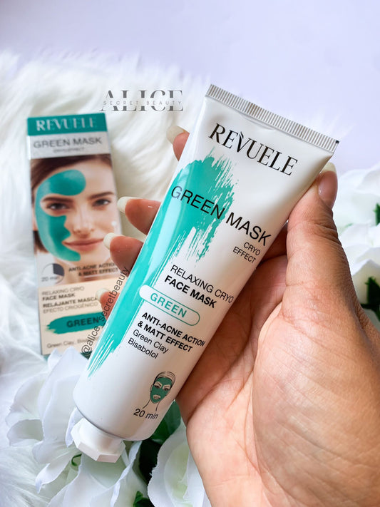 Máscara Green Efeito Cryo Anti-Acné Revuele - 80ml
