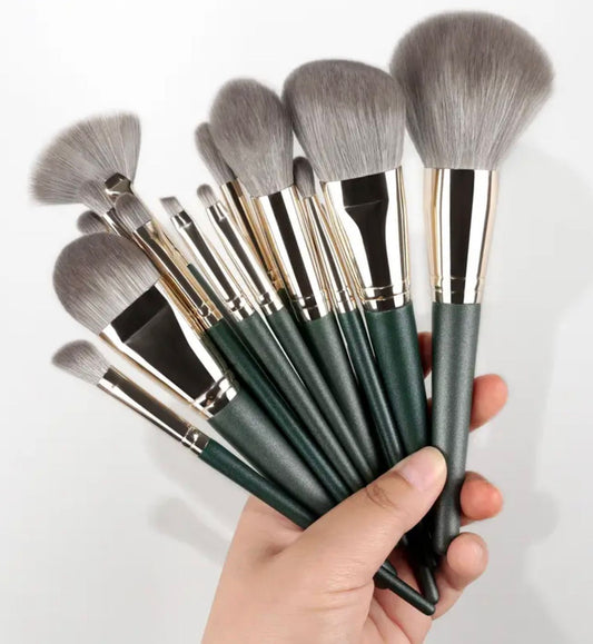 Kit de 14 pincéis de maquiagem